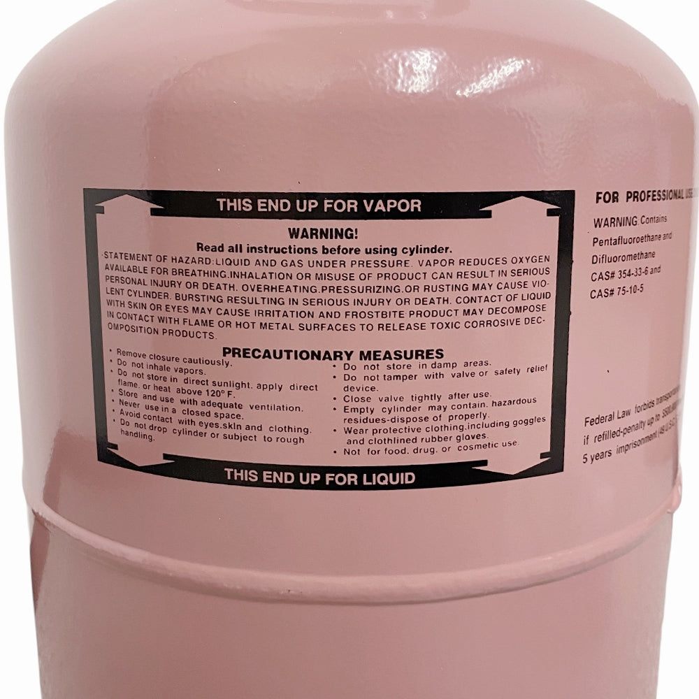 25 lb R-410A Refrigerant Gas Cylinder for Air Conditioners & Heat Pumps