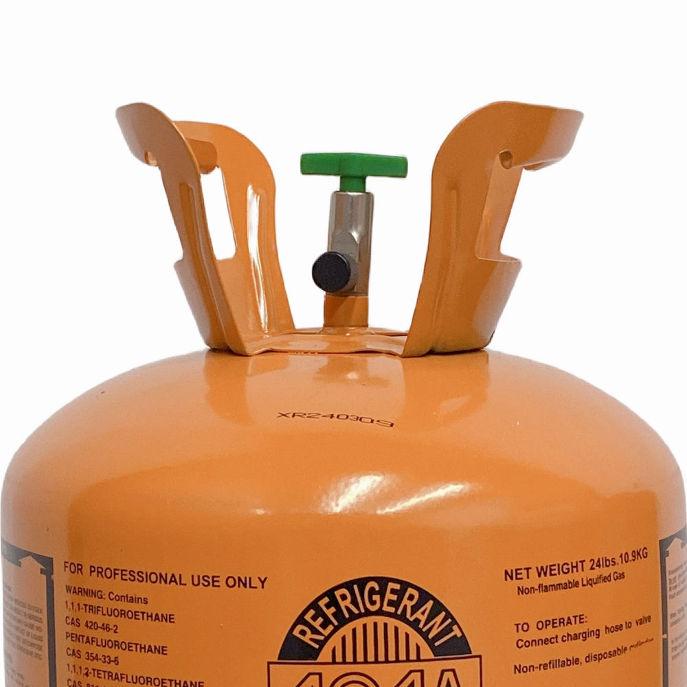 24 lb R404A / R-404A Refrigerant Gas Cylinder for Commercial Refrigeration Systems