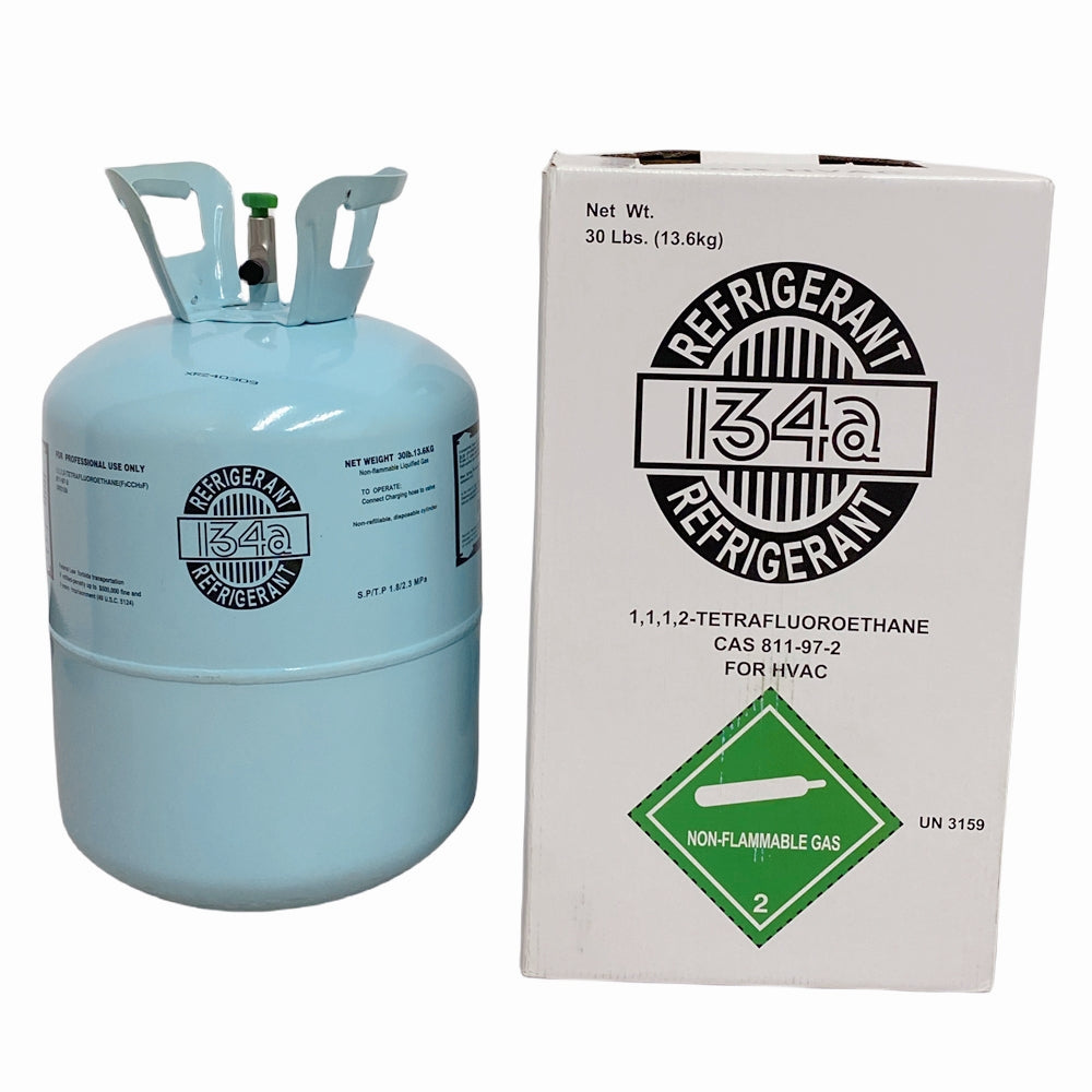 30 lb R134a / R-134a Refrigerant Gas Cylinder for Automotive Air Conditioning Systems