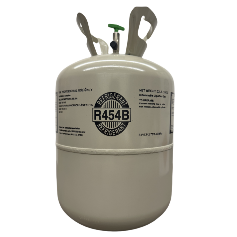 22 lb R-454B Refrigerant Gas Cylinder for HVAC Systems – Reliable Cooling Performance