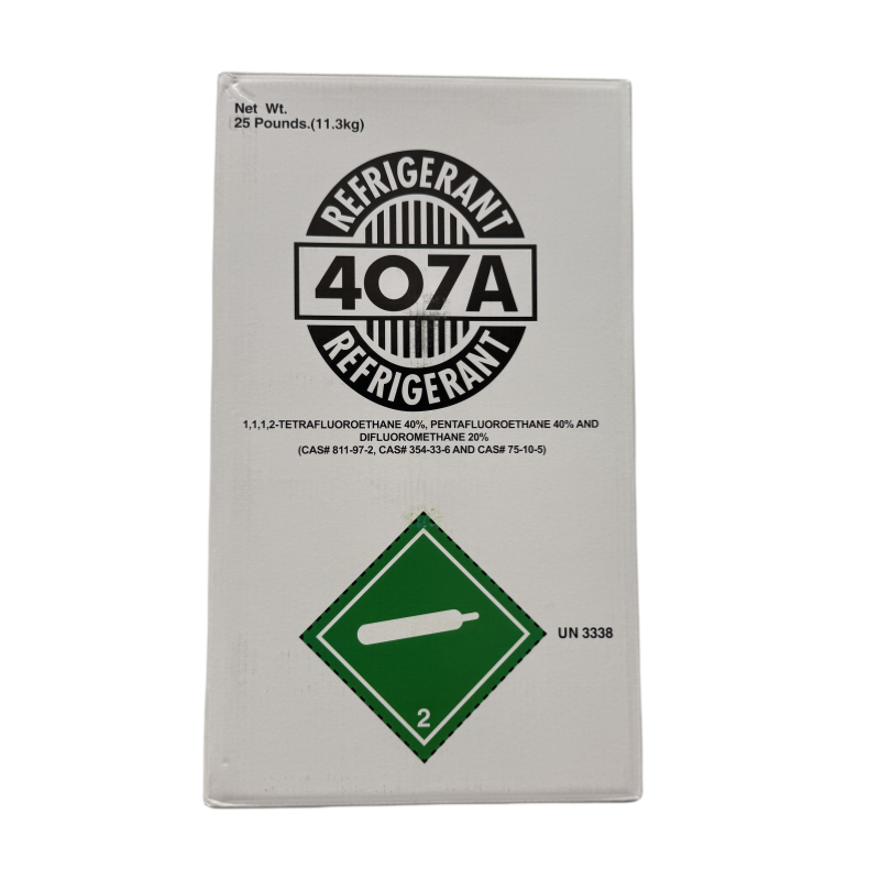 25 lb R-407A Refrigerant Gas Cylinder for Commercial Refrigeration Systems