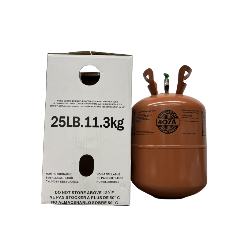 25 lb R-407A Refrigerant Gas Cylinder for Commercial Refrigeration Systems