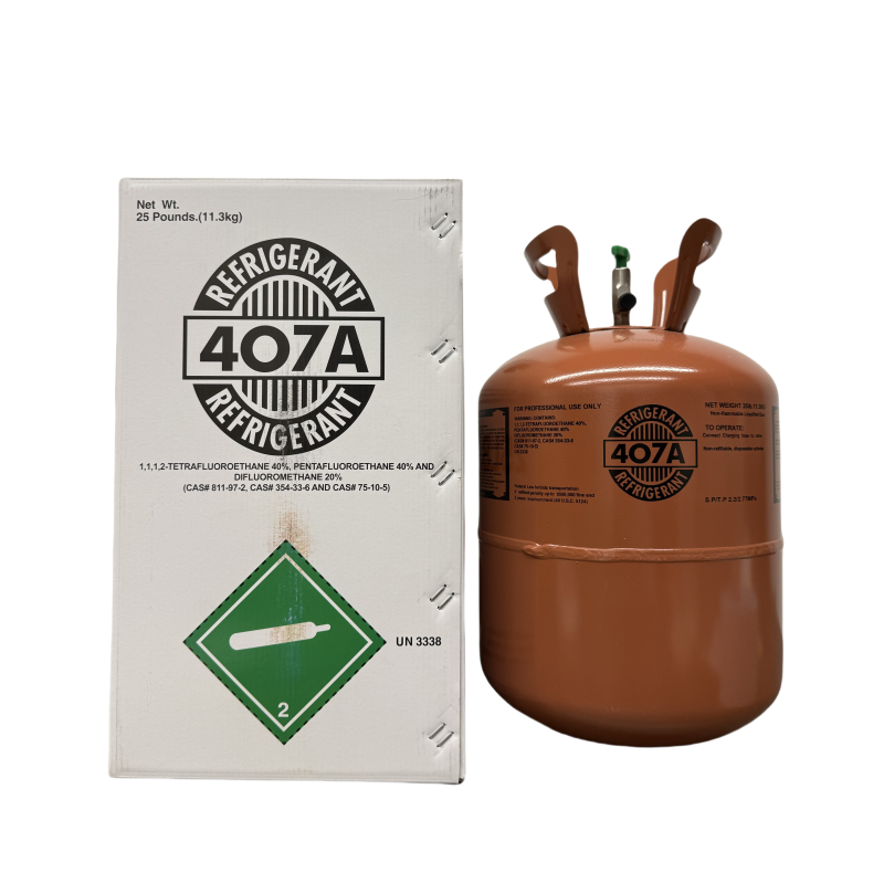 25 lb R-407A Refrigerant Gas Cylinder for Commercial Refrigeration Systems